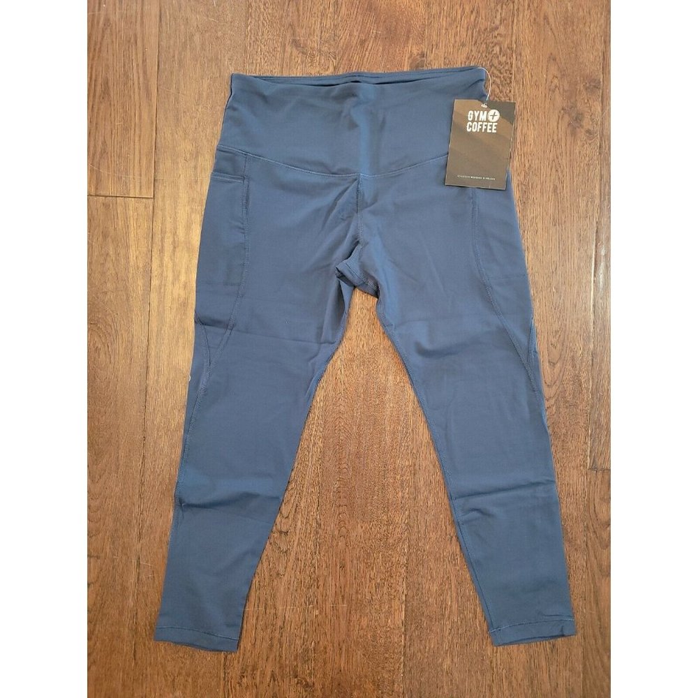 Gym+Coffee Gym and Coffee Women's All-In Combo Legging in Blue Sz XL